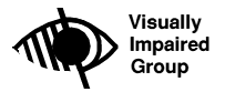 visually impaired group